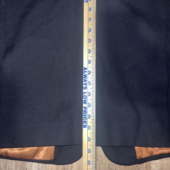 Joseph Jos A Bank Black Wool 2 Button Sport Coat Blazer Mens 44L Slim Fit - Picture 16 of 16